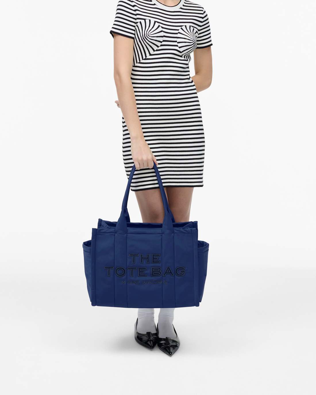 Marc Jacobs The Puffy Nylon Large Tote Bag Blue Sea