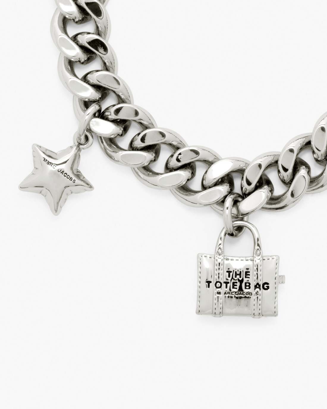 Marc Jacobs The Mini Icon Charm Bracelet Light Antique Silver