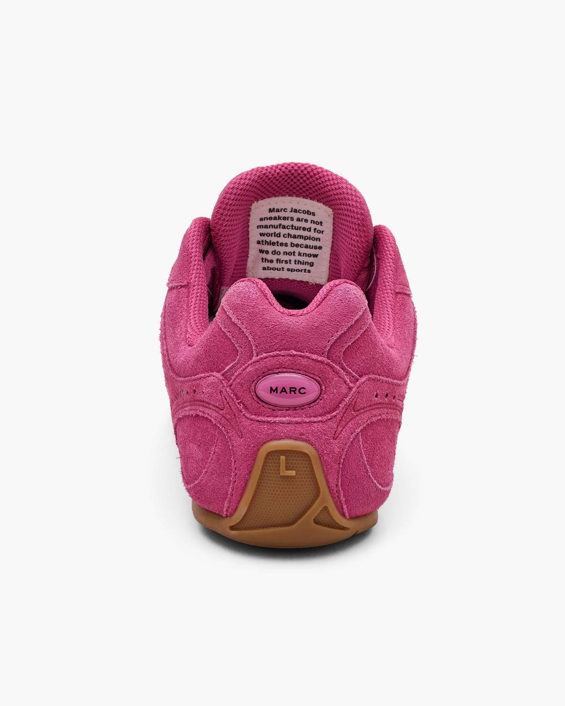 Marc Jacobs The Suede 72 Spring Sneaker Raspberry Pink