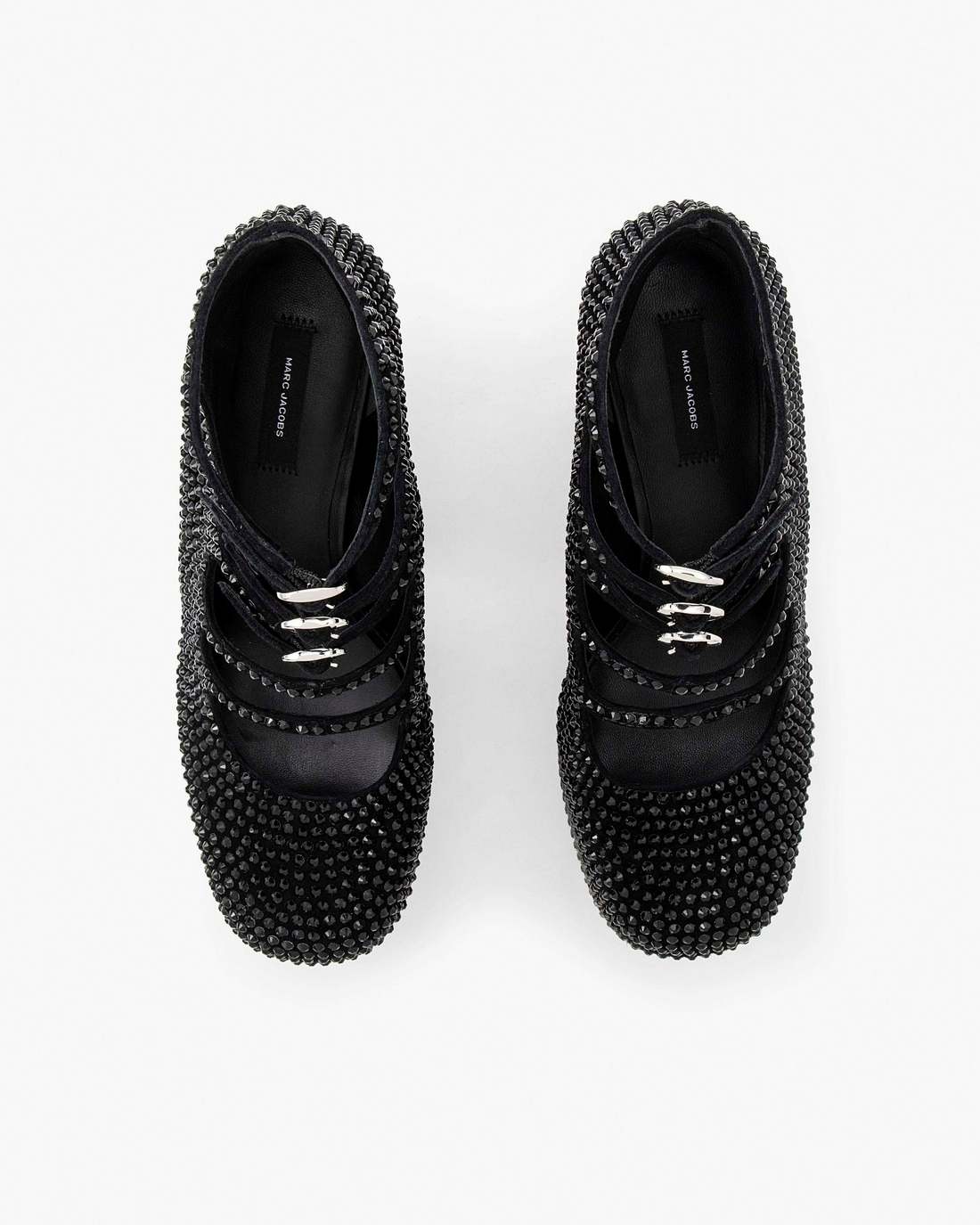 Marc Jacobs The Rhinestone Kiki Ankle Boot Black/Black