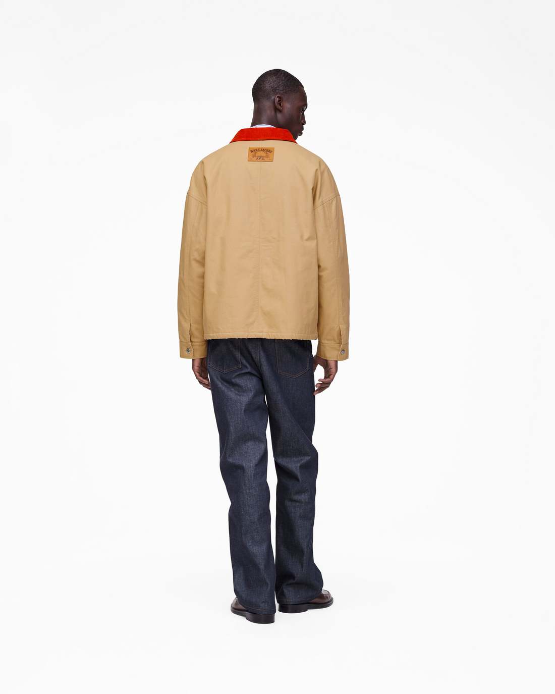 Marc Jacobs The A.P.C. X Marc Jacobs Stoned Canvas Unisex Jacket Camel