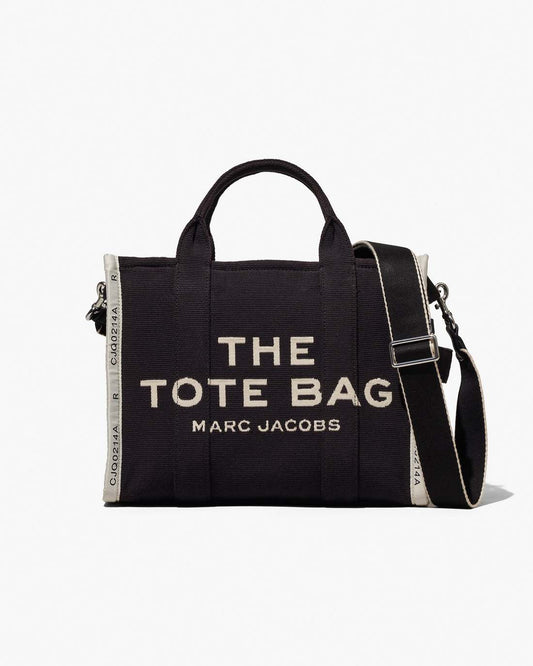 Marc Jacobs The Jacquard Medium Tote Bag Black