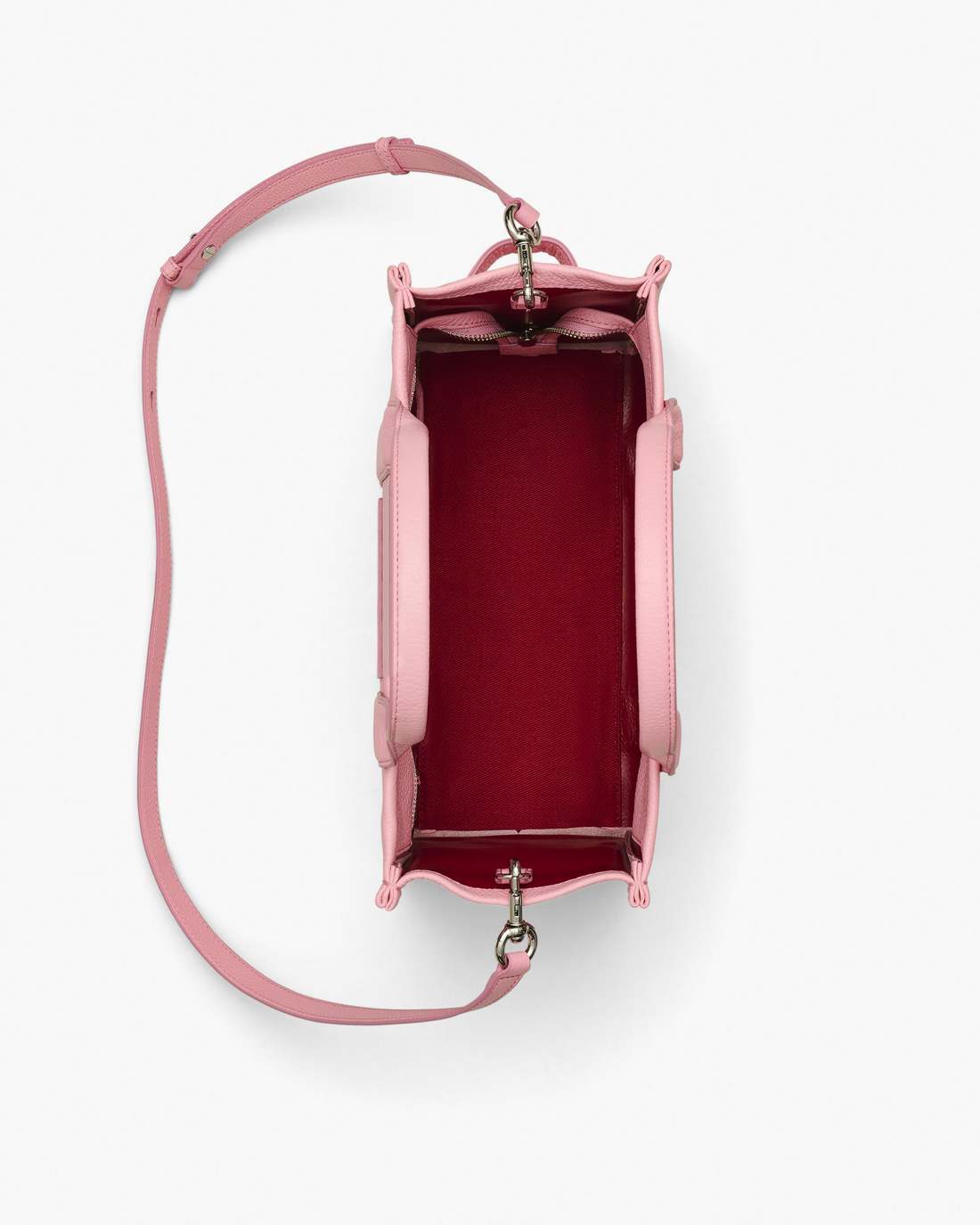 Marc Jacobs The Leather Medium Tote Bag Ribbon Pink
