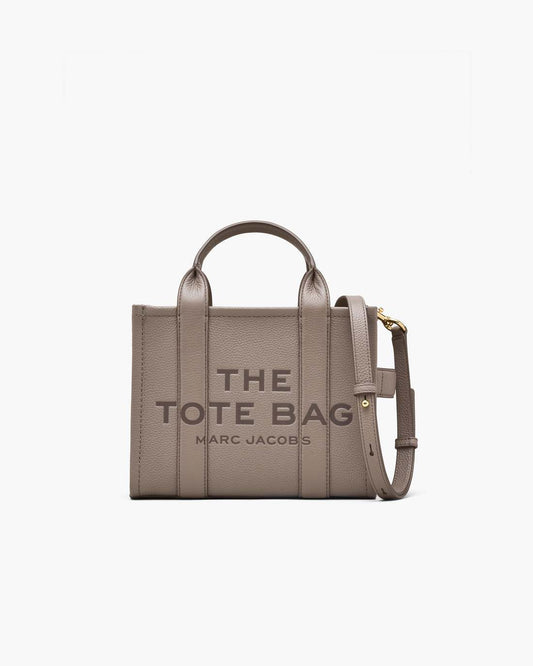 Marc Jacobs The Leather Small Tote Bag Cement