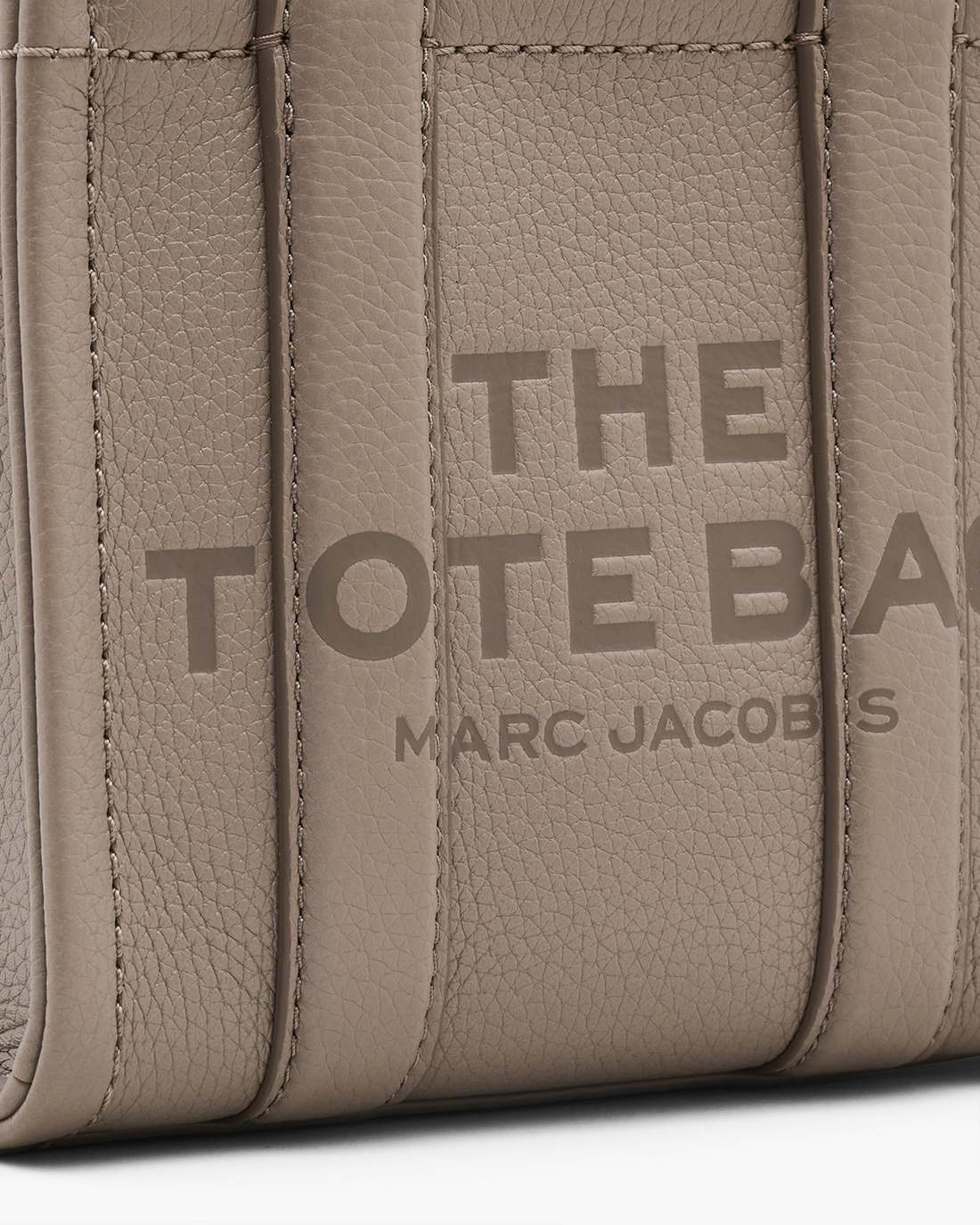 Marc Jacobs The Leather Crossbody Tote Bag Cement