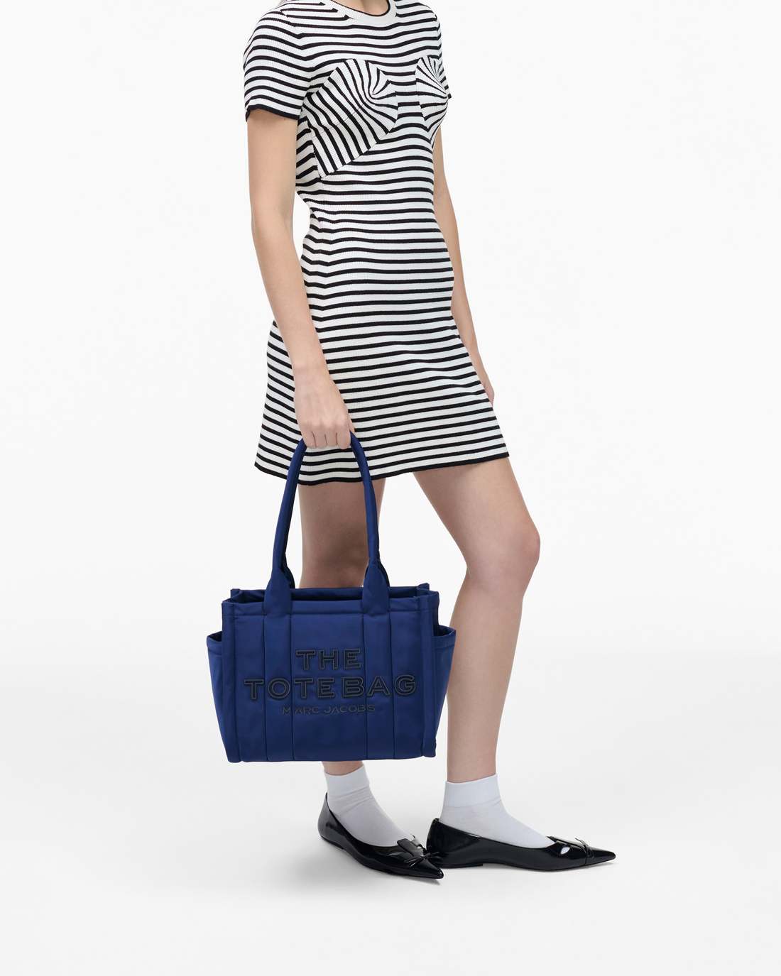 Marc Jacobs The Puffy Nylon Medium Tote Bag Blue Sea