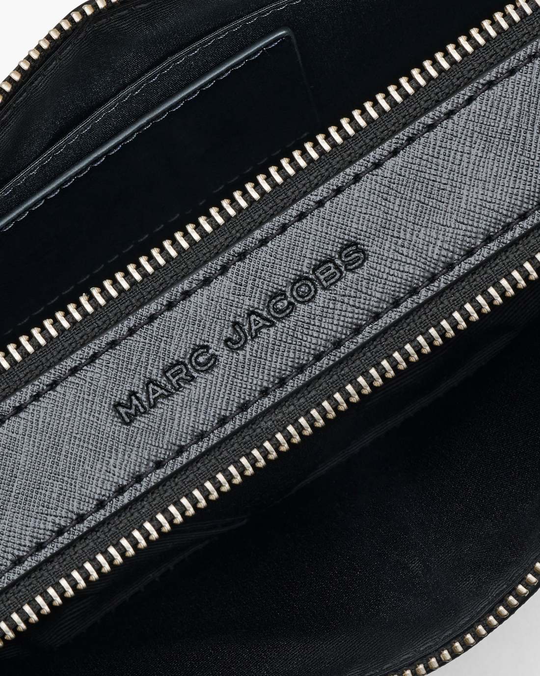 Marc Jacobs The Star Patchwork Leather Snapshot Black/White