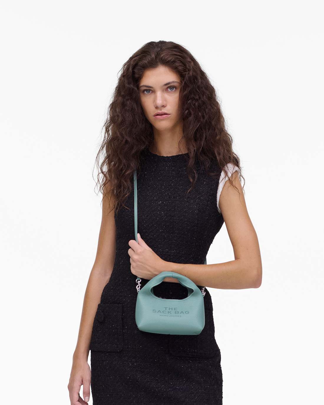 Marc Jacobs The Micro Crossbody Sack Bag Sky Blue