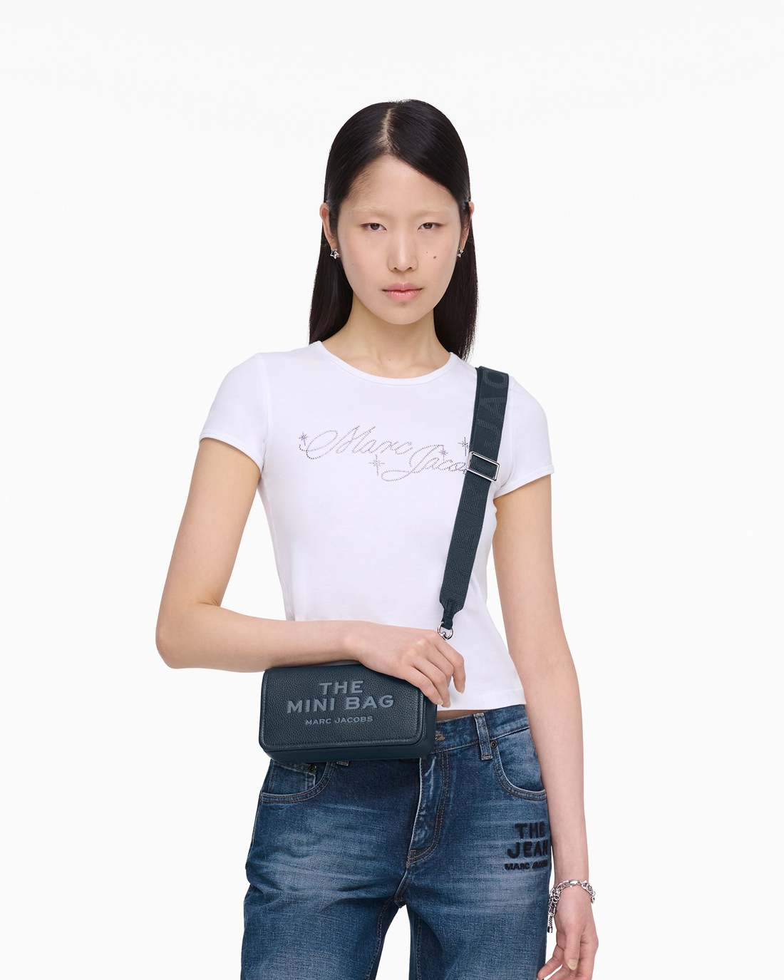 Marc Jacobs The Leather Mini Bag Blue Sea