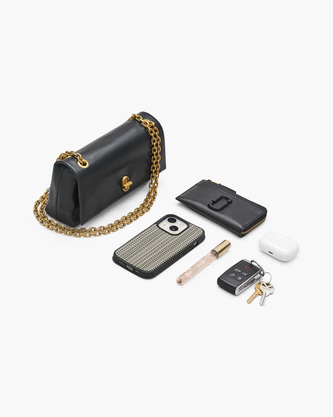 Marc Jacobs The Dual Chain Mini Bag Cloud White