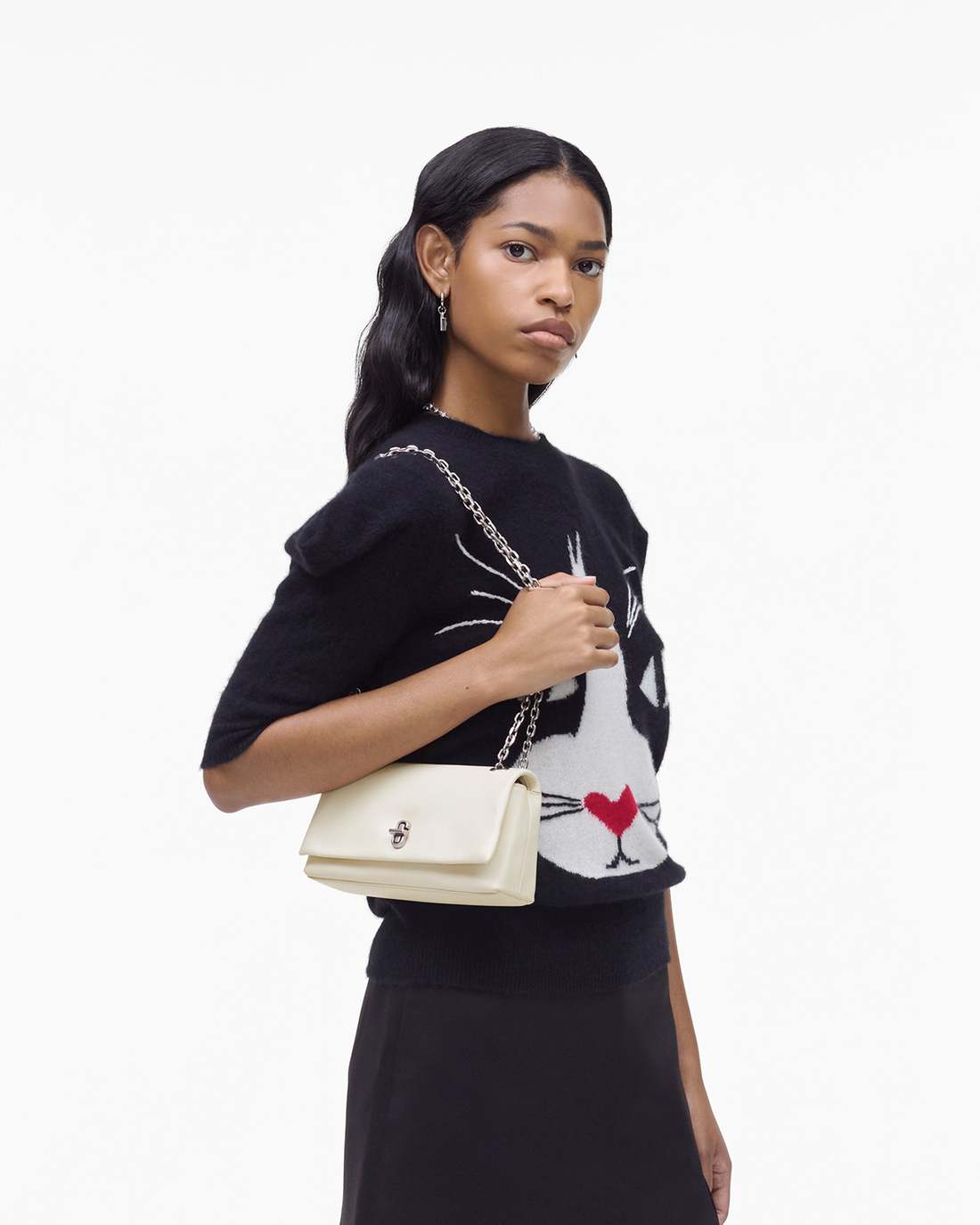 Marc Jacobs The Dual Chain Mini Bag Cloud White