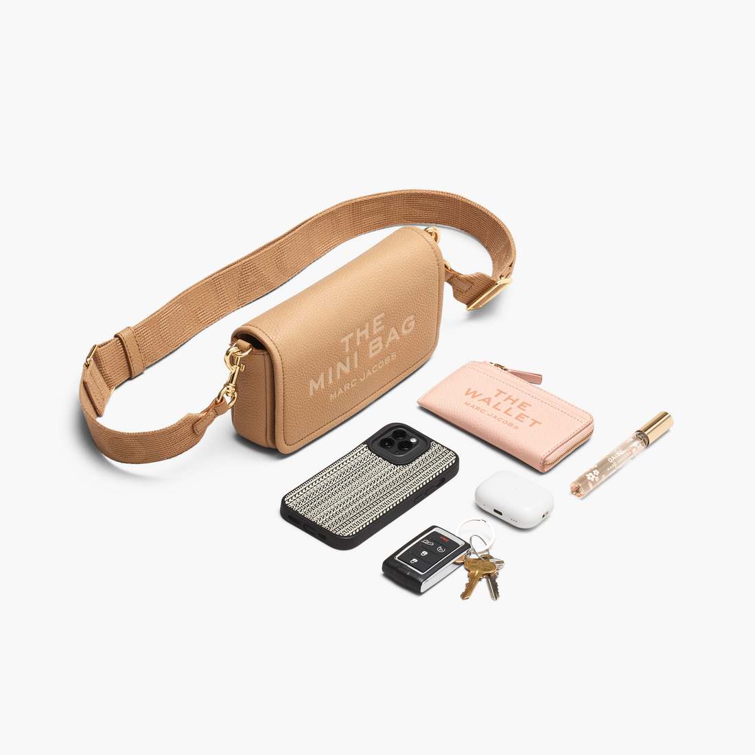 Marc Jacobs The Leather Mini Bag Rose
