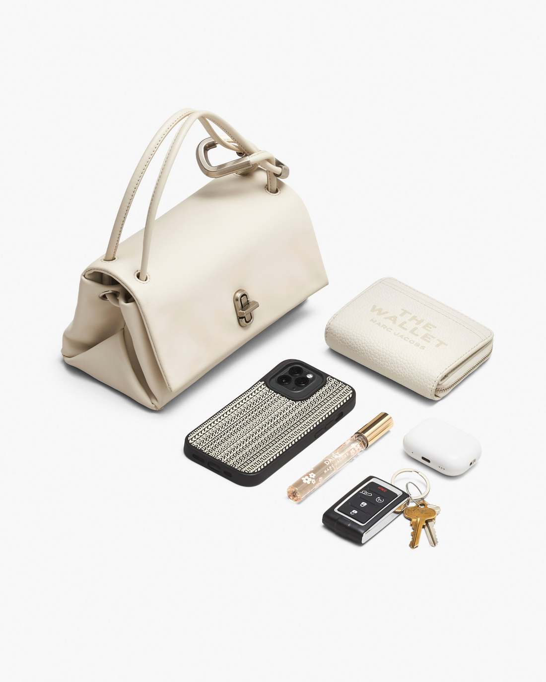 Marc Jacobs The Mini Dual Bag Cloud White