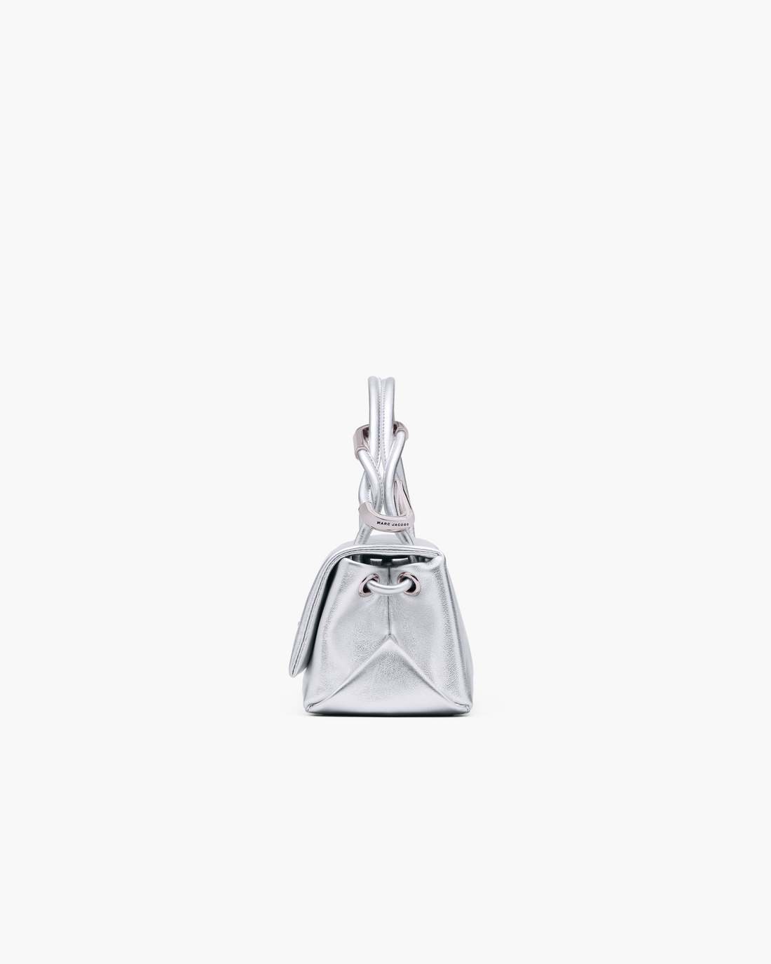 Marc Jacobs The Metallic Mini Dual Bag Silver