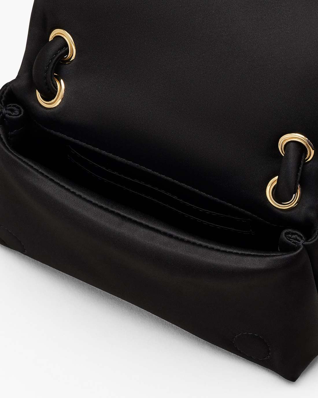 Marc Jacobs The Satin Micro Dual Bag Black