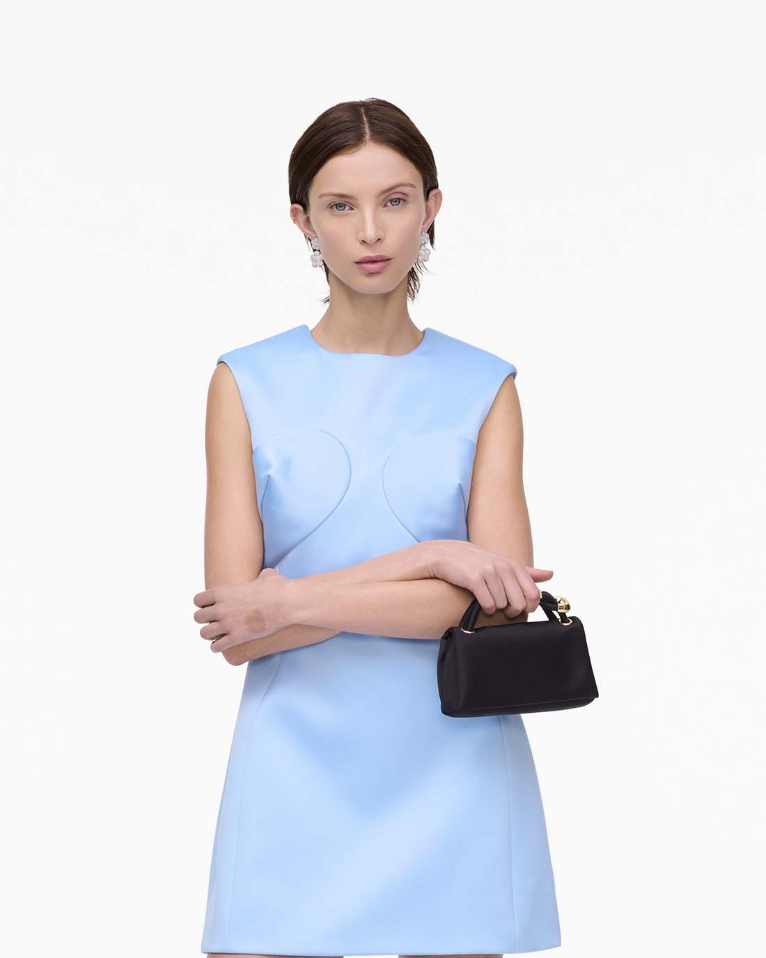 Marc Jacobs The Satin Micro Dual Bag Black