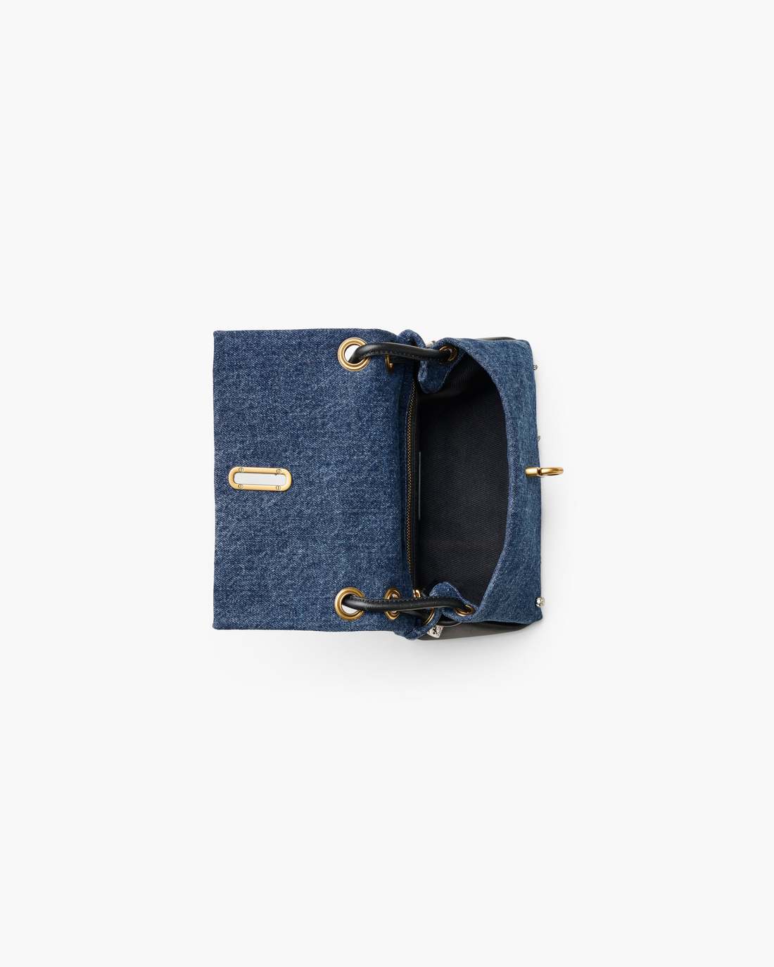 Marc Jacobs The Trinket Charm Denim Mini Dual Bag Medium Wash Multi