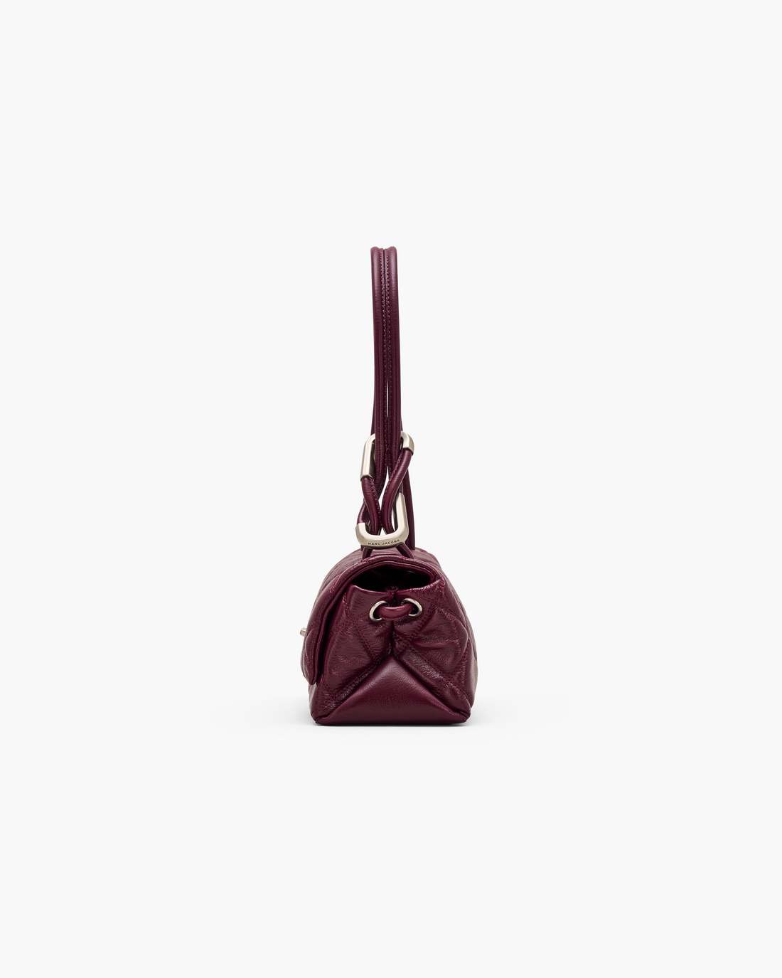 Marc Jacobs The Quilted Mini Dual Shoulder Bag Dark Plum