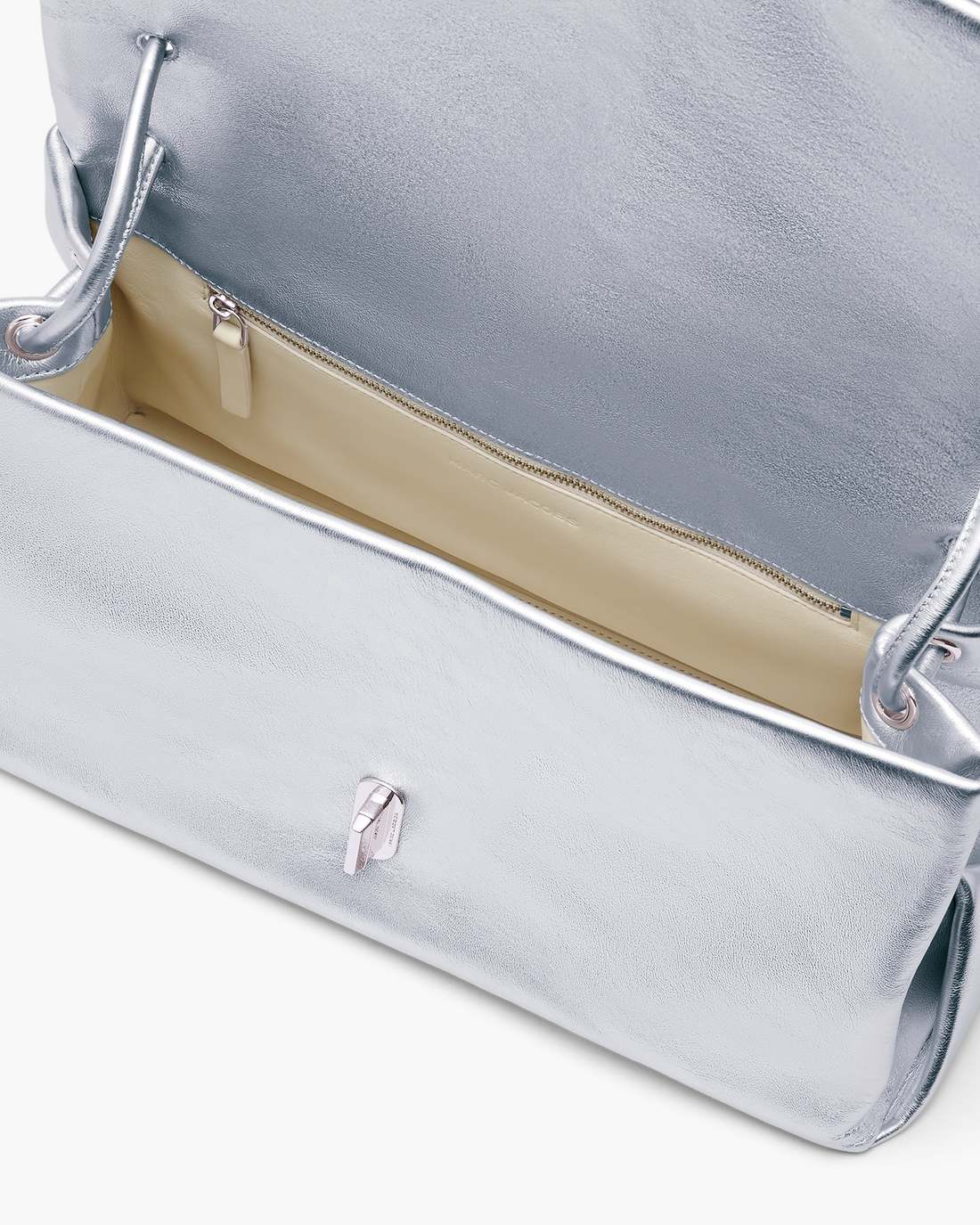 Marc Jacobs The Metallic Large Dual Bag Silver