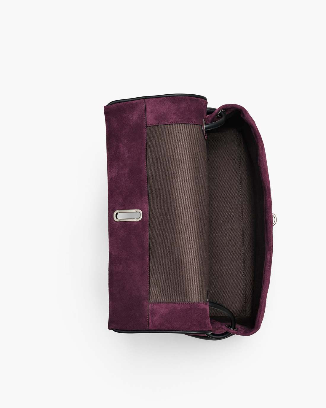 Marc Jacobs The Suede Large Dual Dark Plum