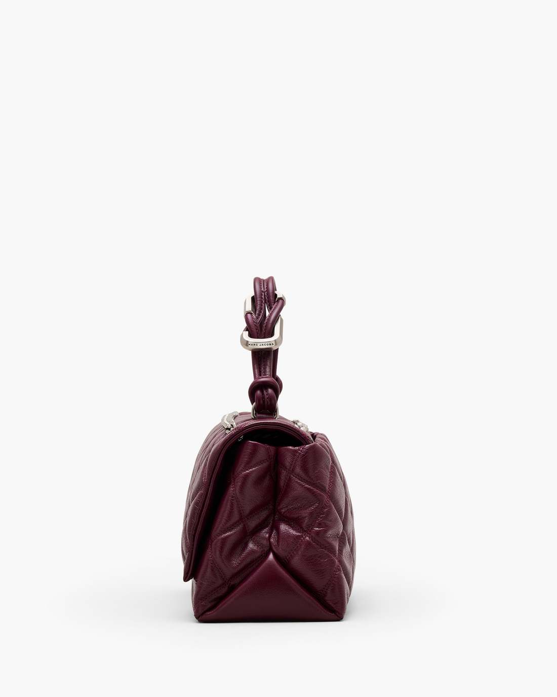 Marc Jacobs The Quilted Dual Convertible Shoulder Bag Dark Plum