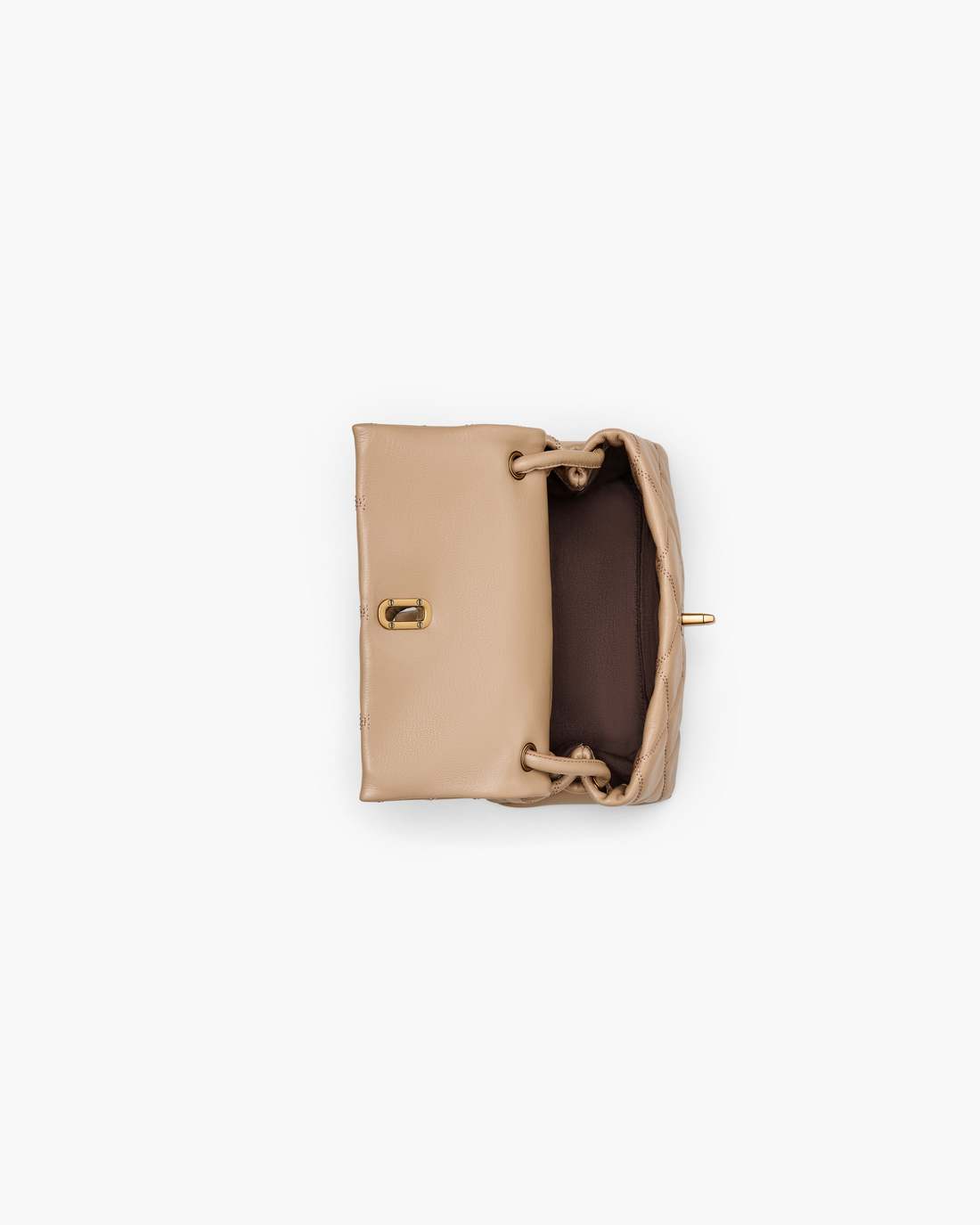 Marc Jacobs The Quilted Mini Dual Shoulder Bag Camel