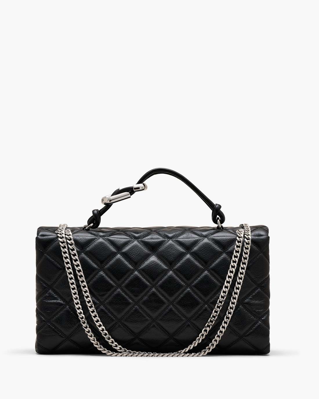 Marc Jacobs The Quilted XL Dual Convertible Shoulder Bag Black