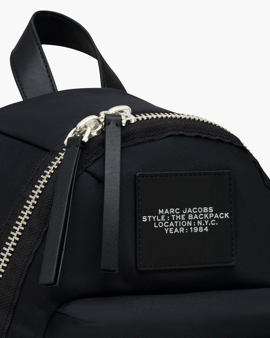 Marc Jacobs The Biker Nylon Medium Backpack Black