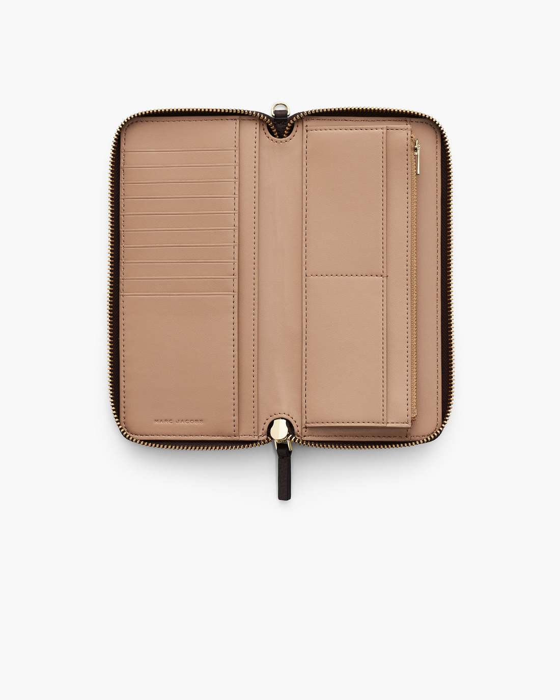 Marc Jacobs The Leather Continental Wallet Ganache