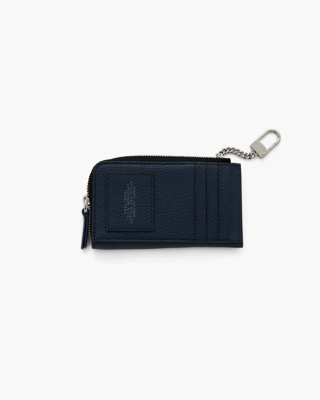 Marc Jacobs The Leather Top Zip Multi Wallet Blue Sea