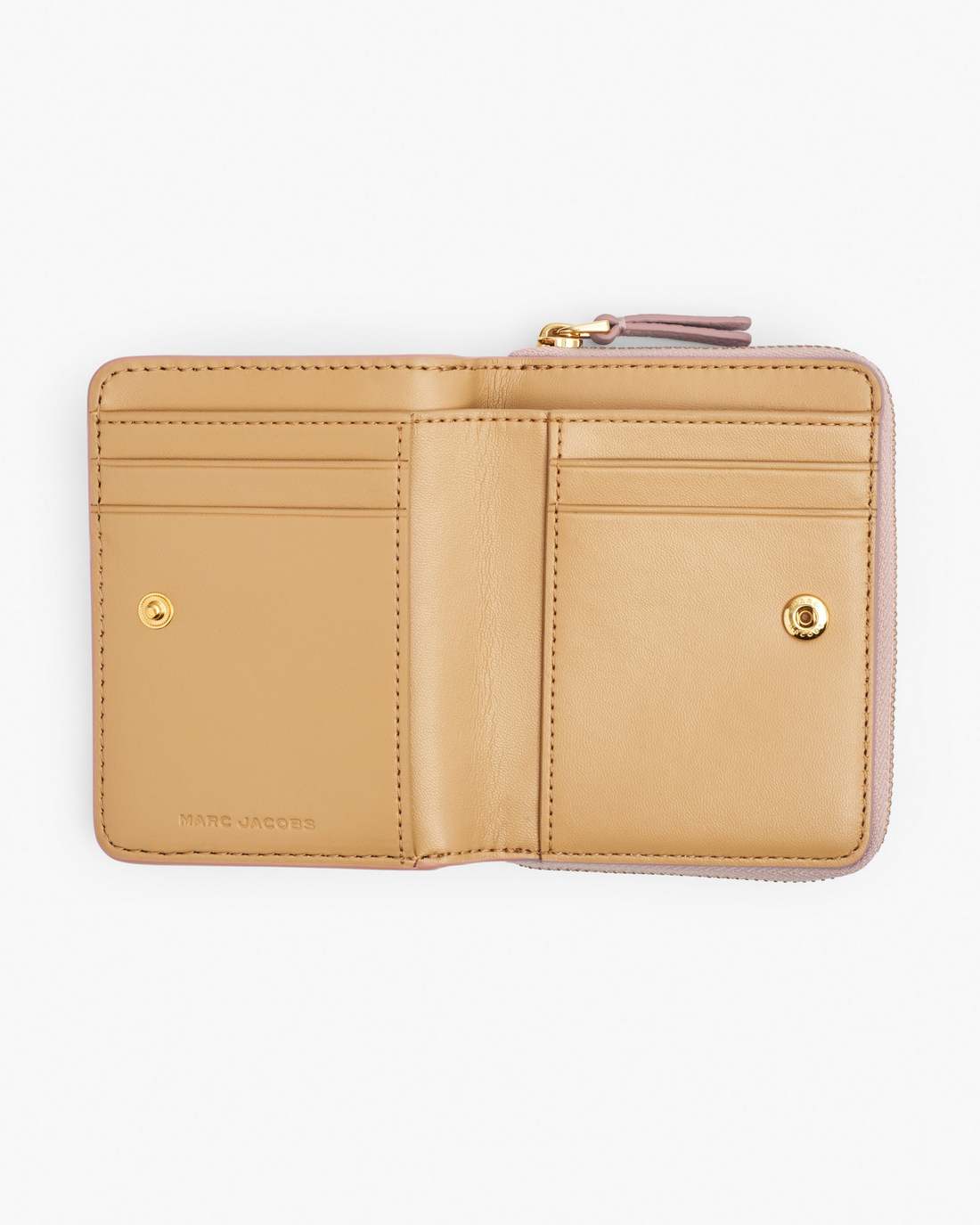 Marc Jacobs The Leather Mini Compact Wallet Rose