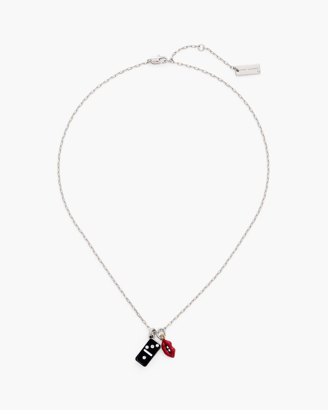 Marc Jacobs The Trinket Pendant Necklace Silver/Multi