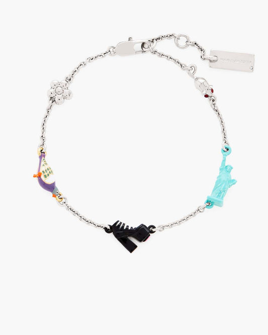 Marc Jacobs The City Station Bracelet New York Silver/Multi