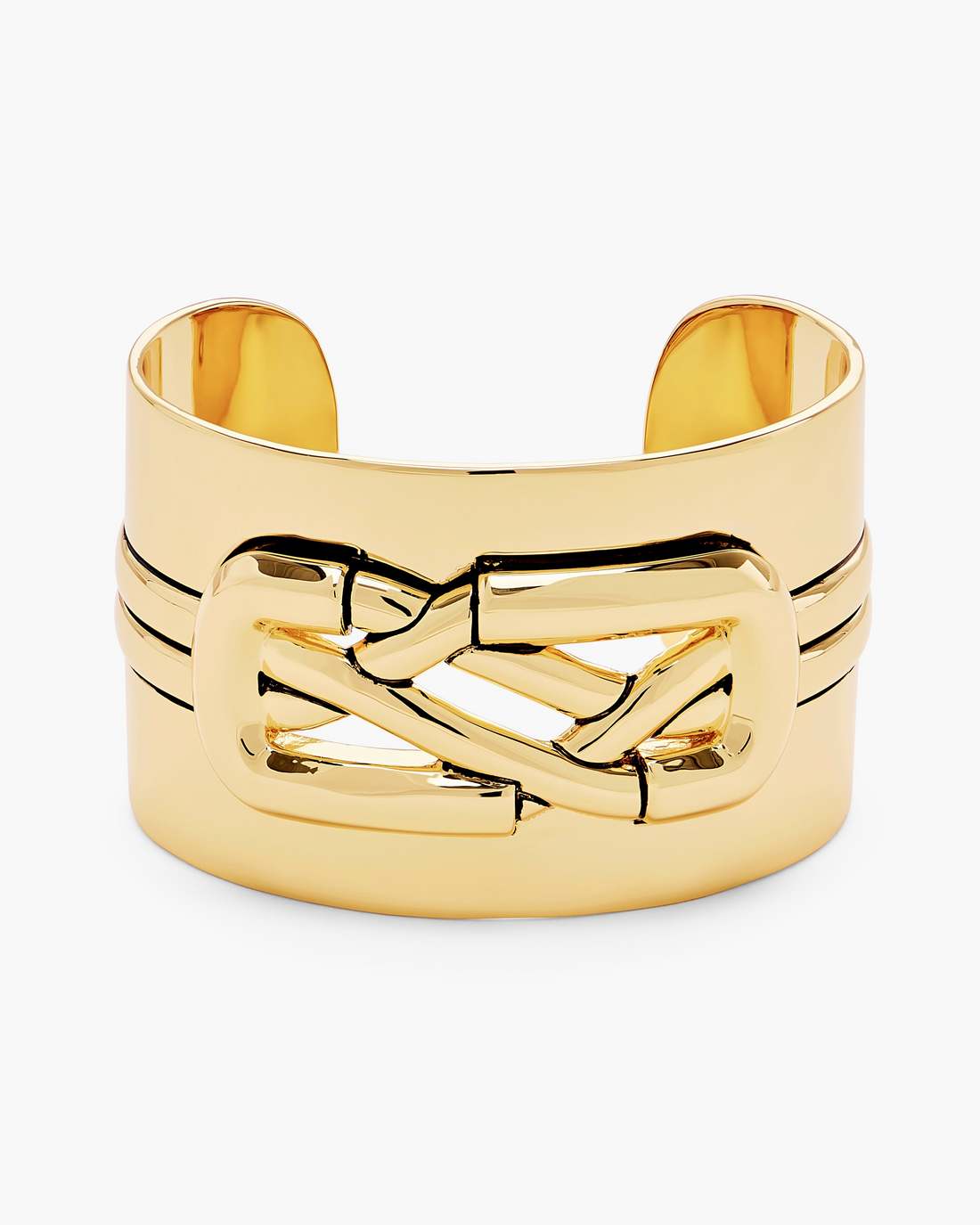 Marc Jacobs The Dual Statement Cuff Bracelet Gold