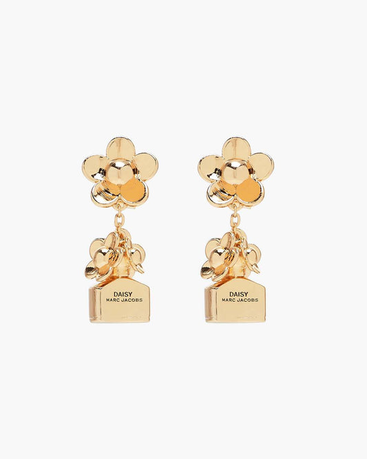 Marc Jacobs The Mini Icon Daisy Earrings Gold