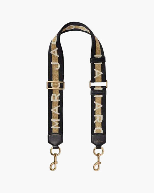 Marc Jacobs The Logo Webbing Strap Gold Multi