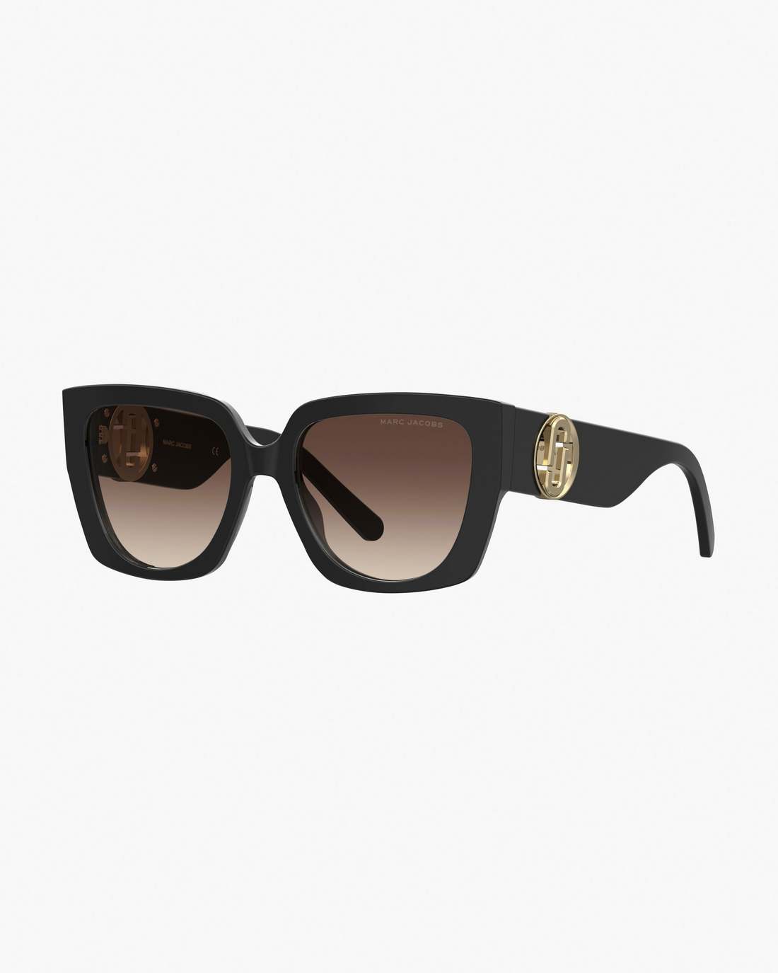 Marc Jacobs The J Marc Square Cutout Sunglasses Black