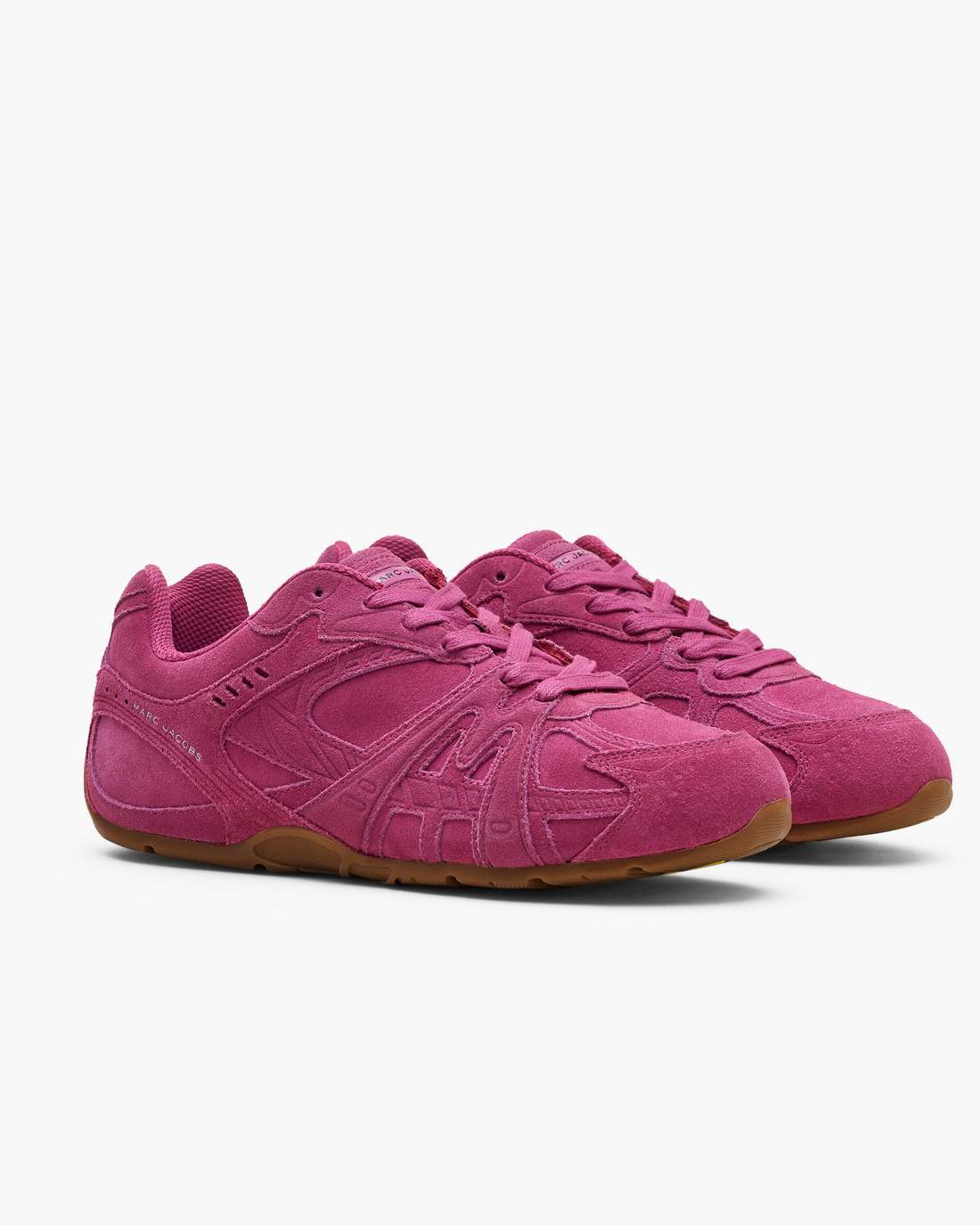 Marc Jacobs The Suede 72 Spring Sneaker Raspberry Pink