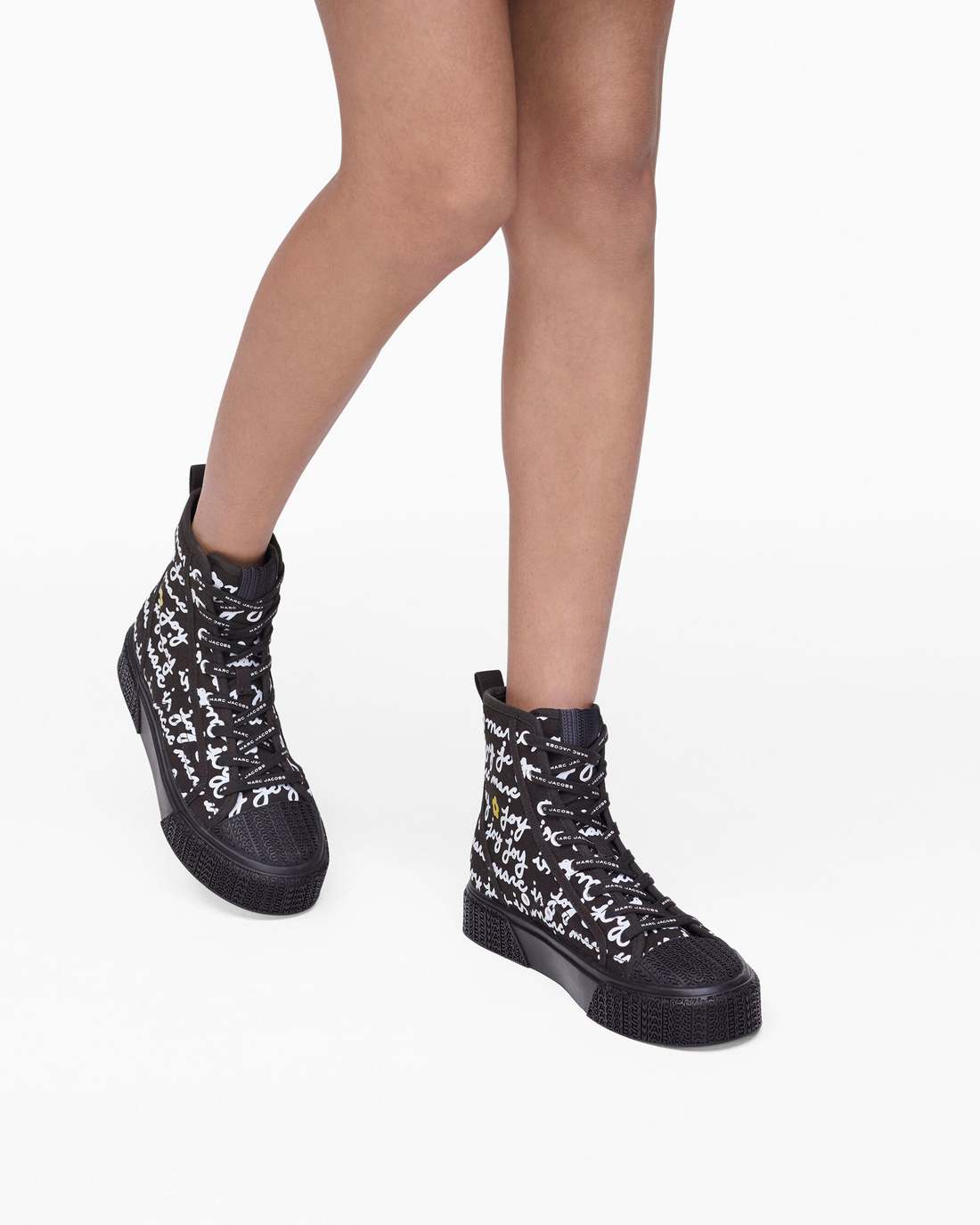 Marc Jacobs The Marc Is Joy Canvas Sneaker Black Multi