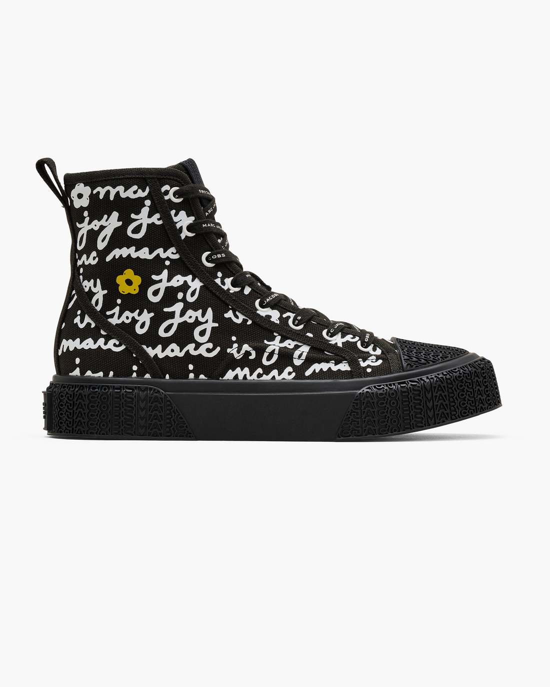 Marc Jacobs The Marc Is Joy Canvas Sneaker Black Multi