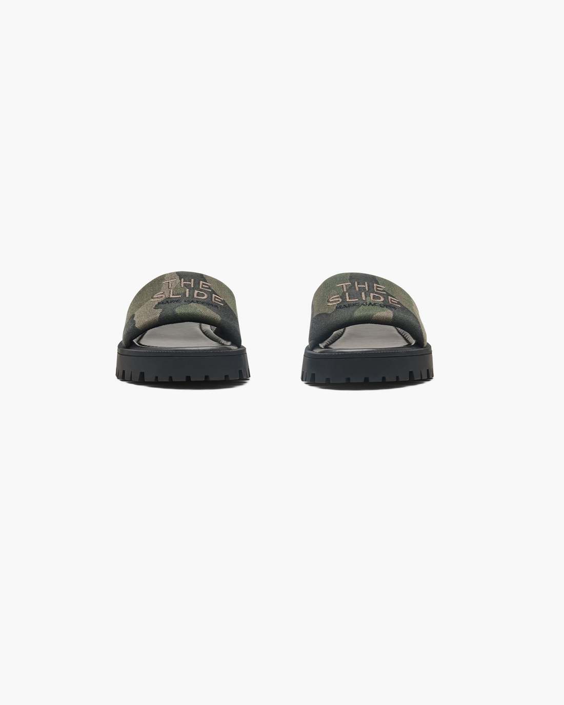 Marc Jacobs The Camo Jacquard Lug Sole Slide Camo Multi