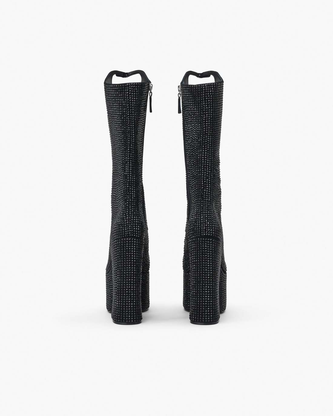 Marc Jacobs The Rhinestone Kiki Knee-High Boot Black/Black