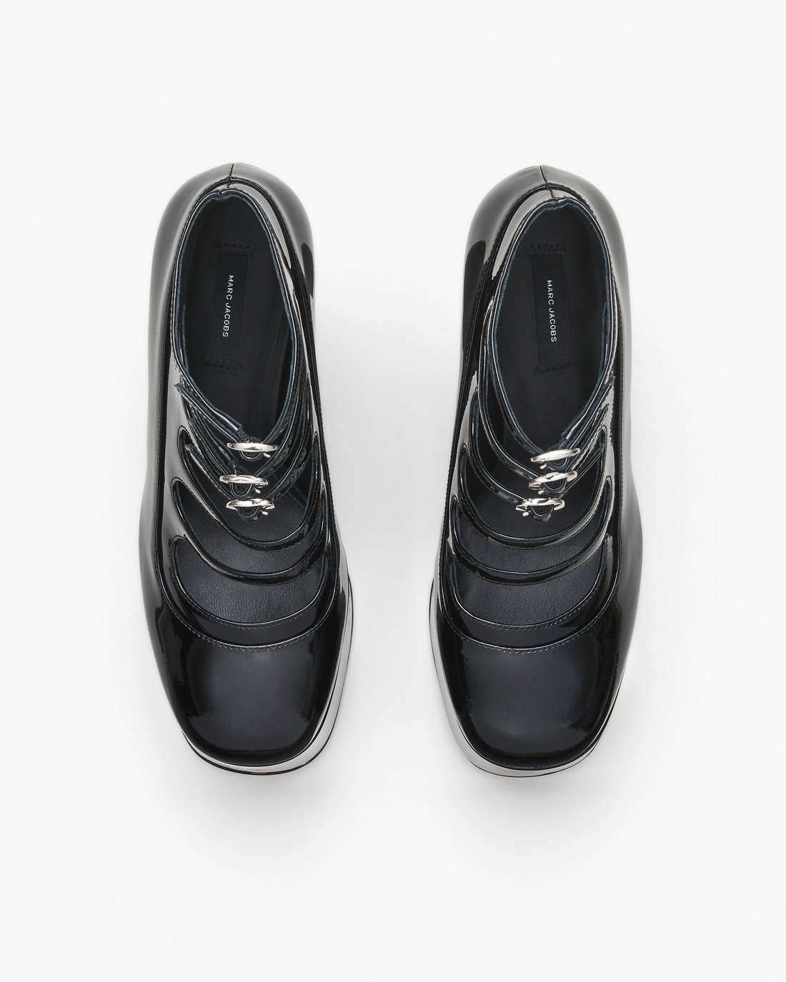 Marc Jacobs The Patent Leather Kiki Ankle Boot Black
