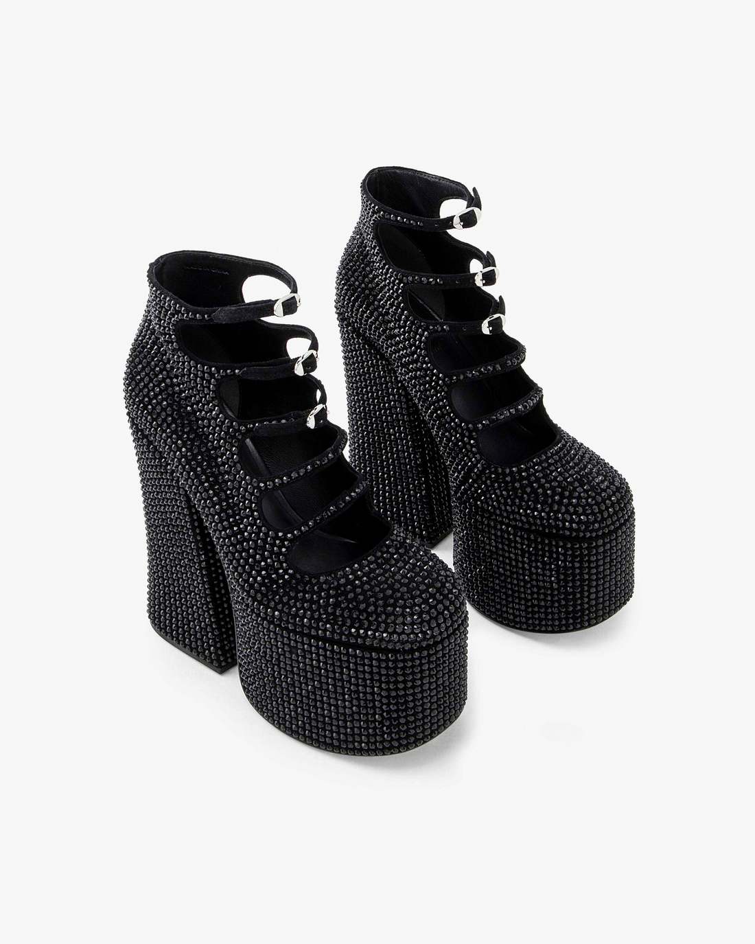 Marc Jacobs The Rhinestone Kiki Ankle Boot Black/Black
