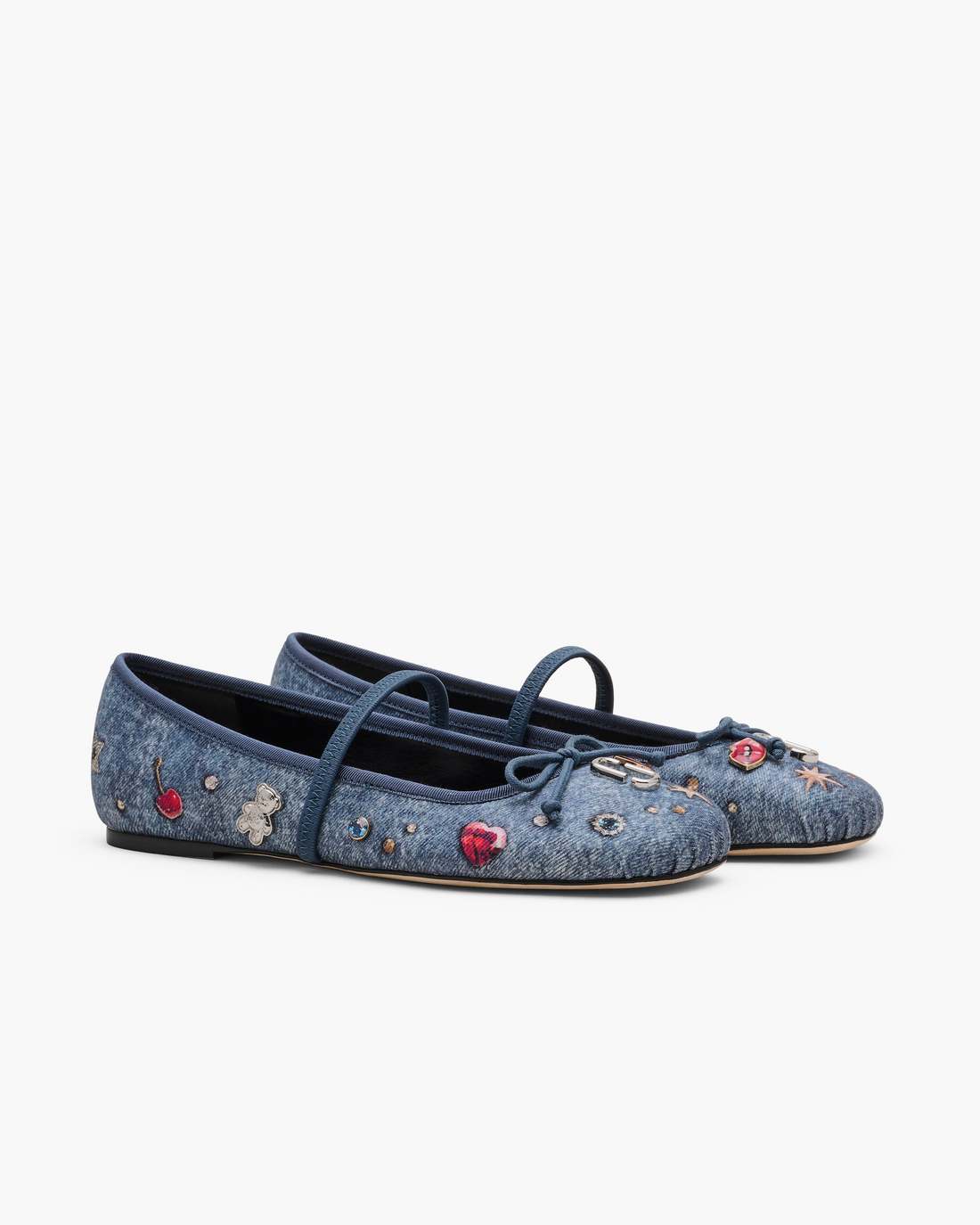Marc Jacobs The Trinket Charm Sabrina Ballerina Medium Wash Multi