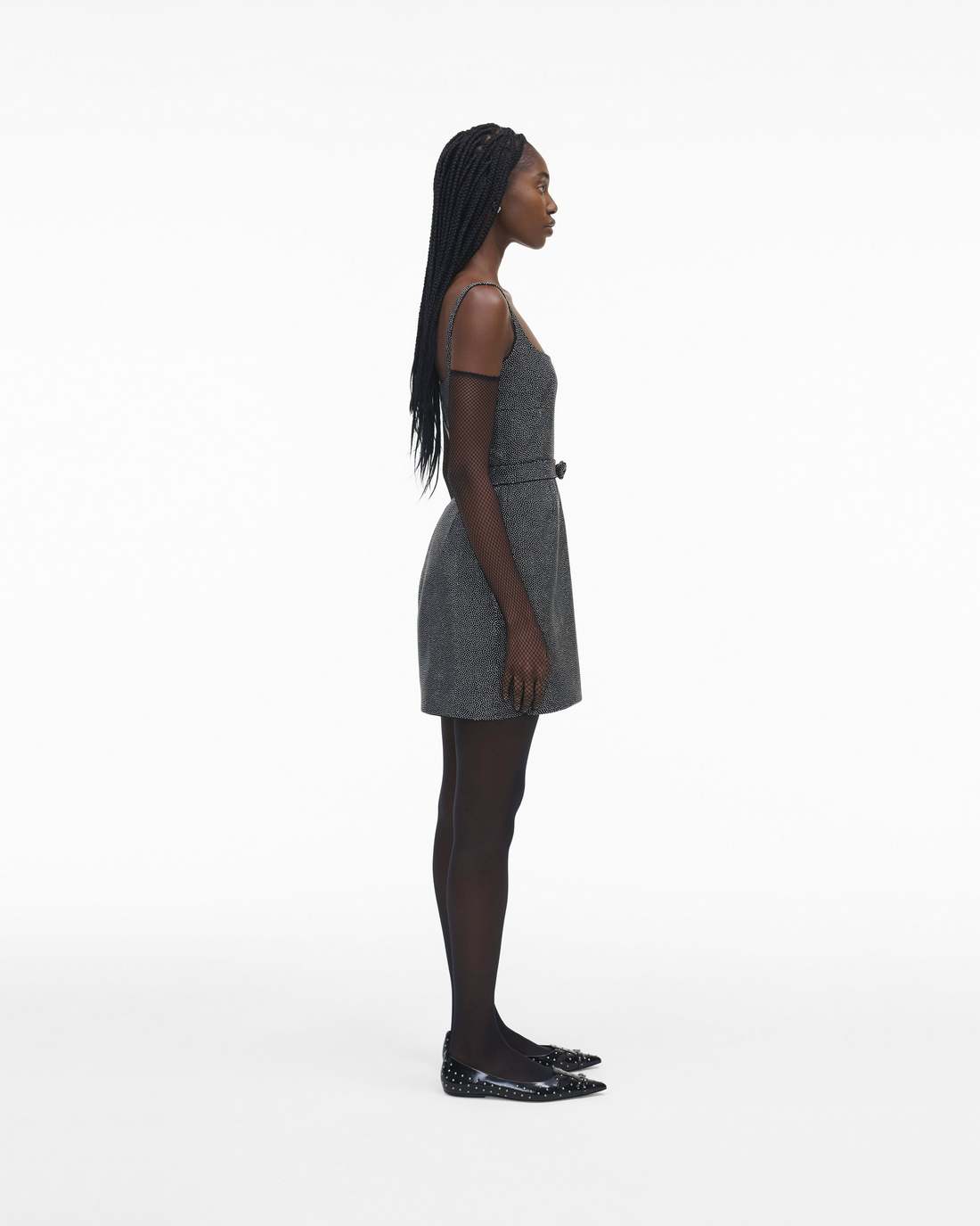 Marc Jacobs The Glam Studs Kat Ballerina Black