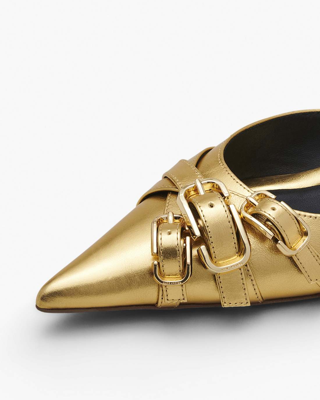 Marc Jacobs The Emma Kitten Heel Shiny Gold