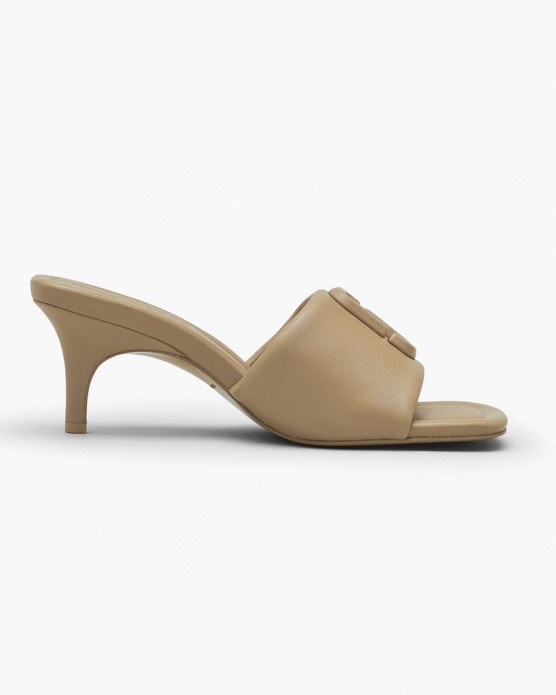 Marc Jacobs The Leather J Marc Heeled Sandal Camel