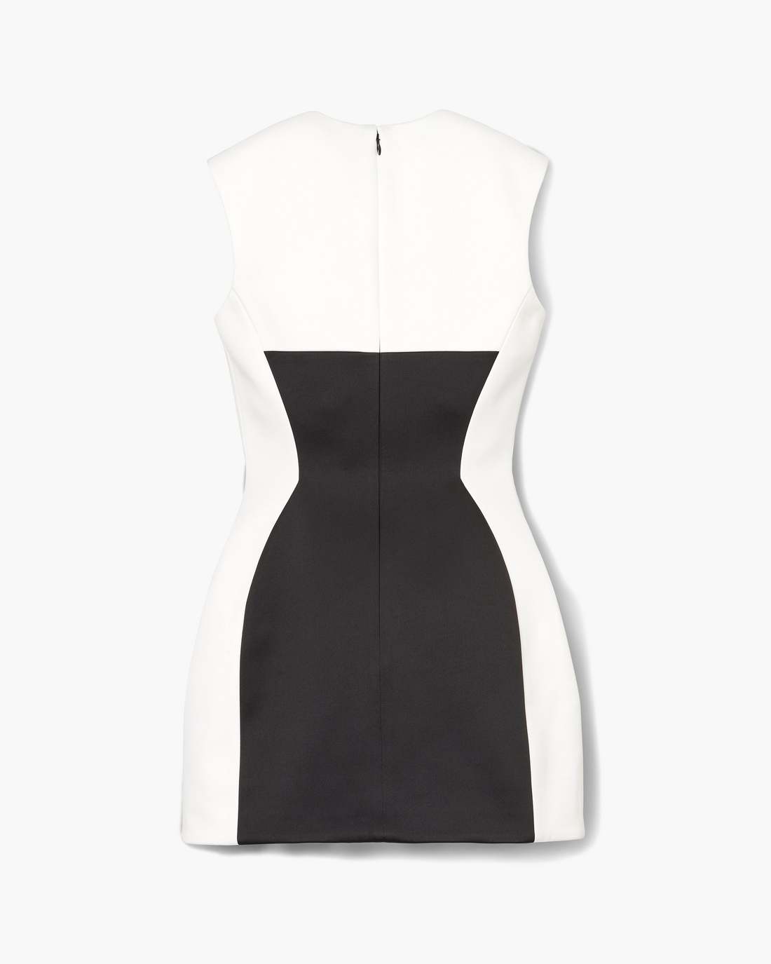 Marc Jacobs Seamed Up Satin Dress Black/White