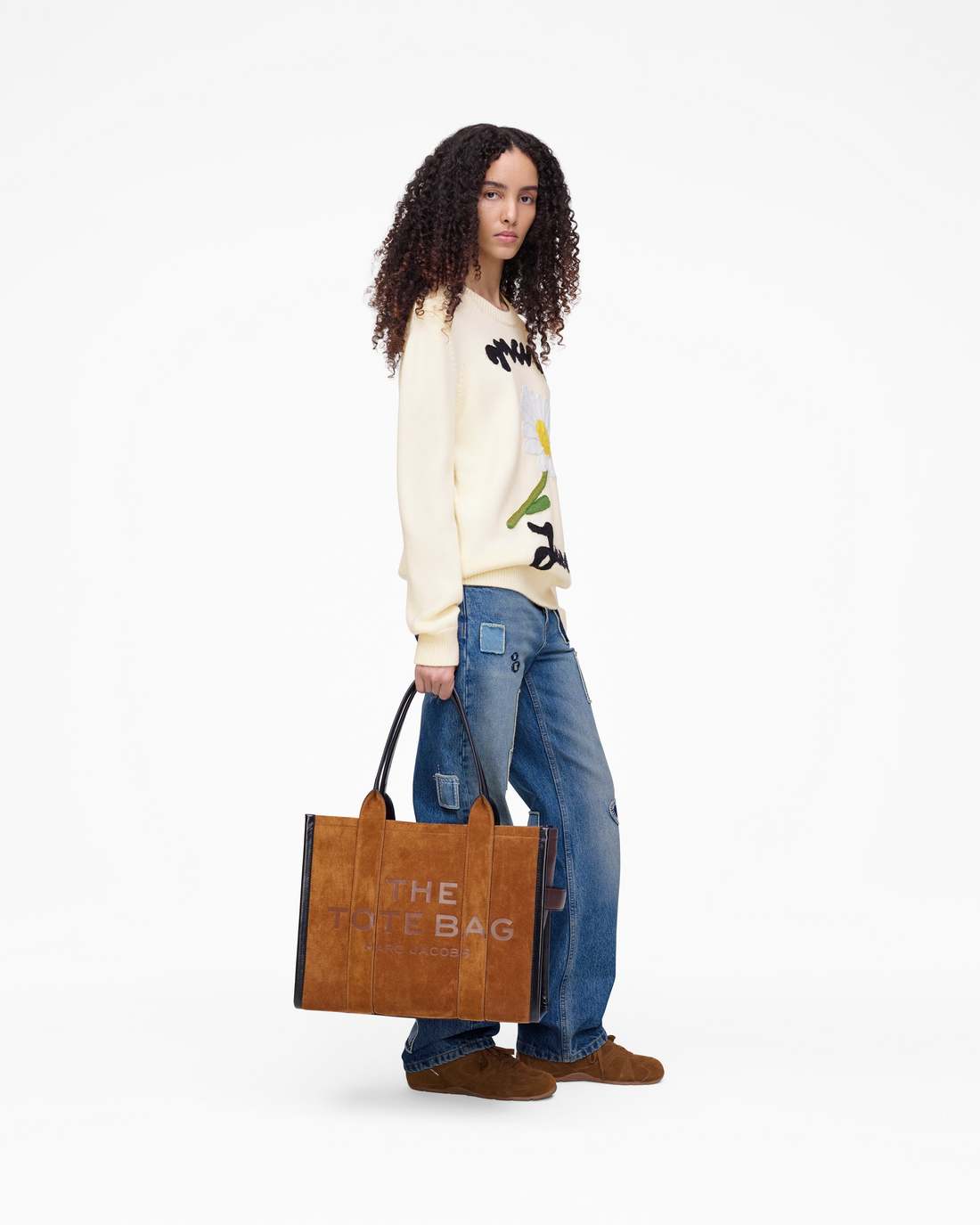Marc Jacobs Marc Is Joy Jacquard Crewneck Ivory